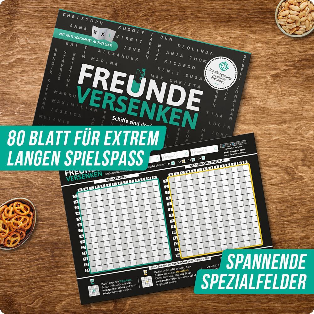 Spar-Set Johanna | Stadt Land Vollpfosten® Junior Edition - A4 Spielblock | FREUNDE VERSENKEN®