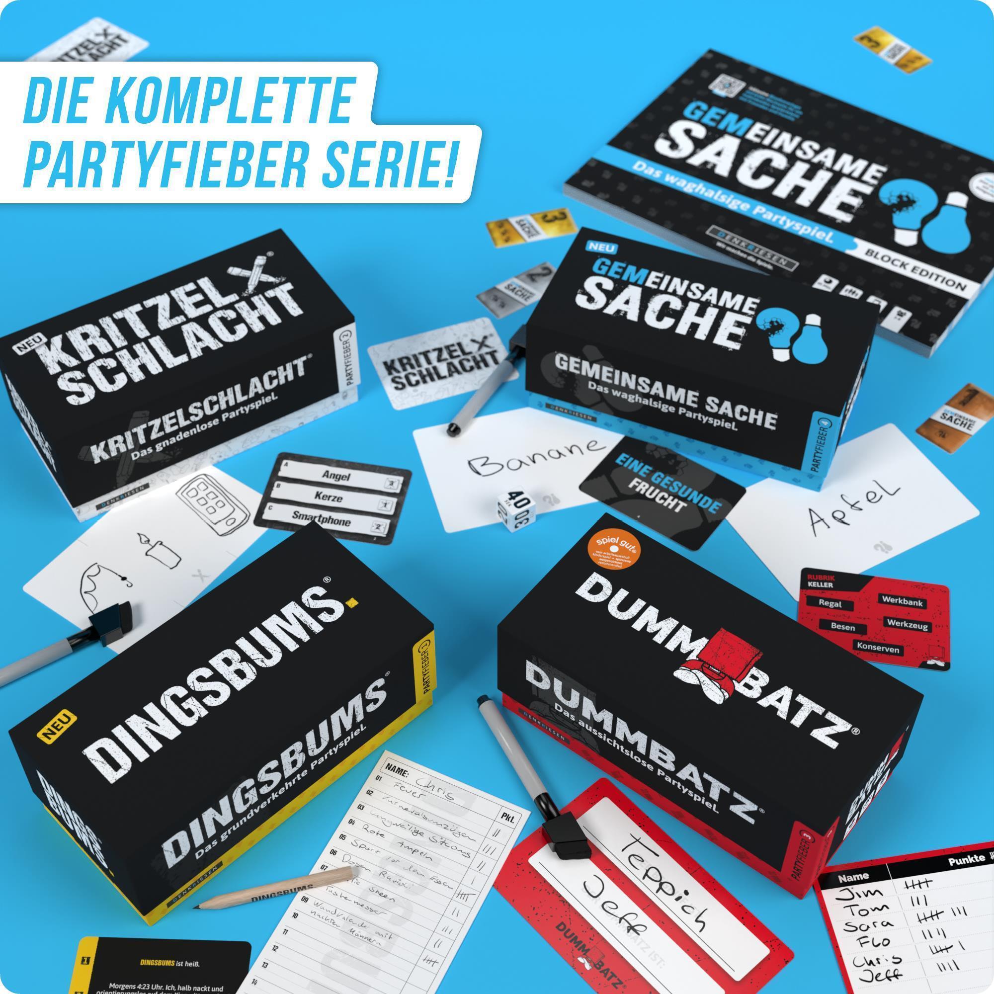 PARTYFIEBER | GEMEINSAME SACHE – "Das waghalsige Partyspiel."