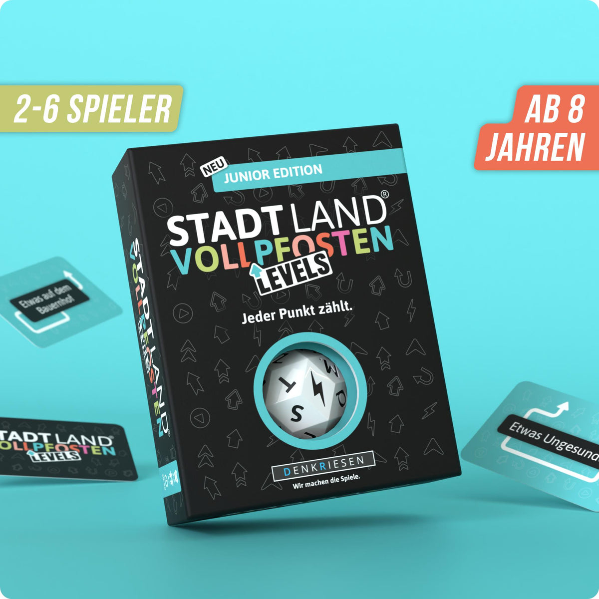 Stadt Land Vollpfosten® Levels | Junior Edition