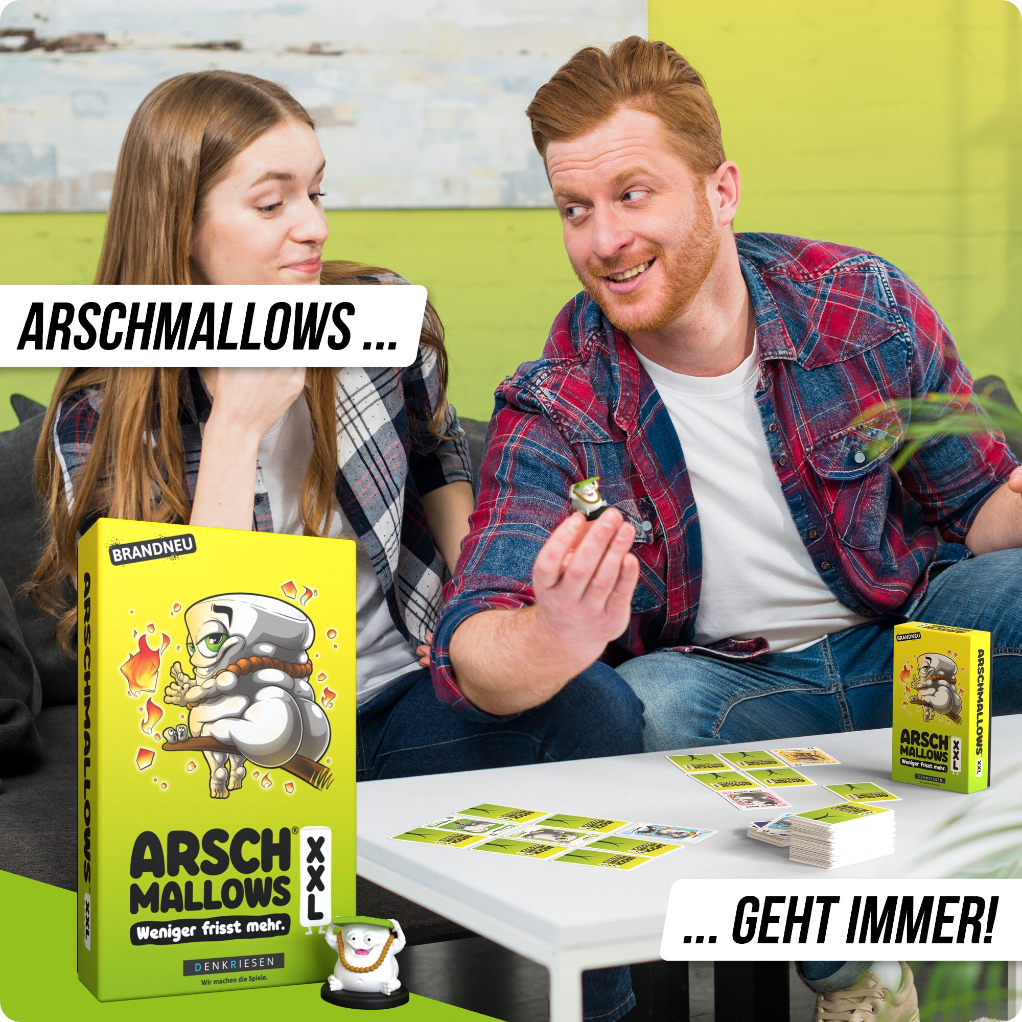 ARSCHMALLOWS® XXL –  "Weniger frisst mehr."