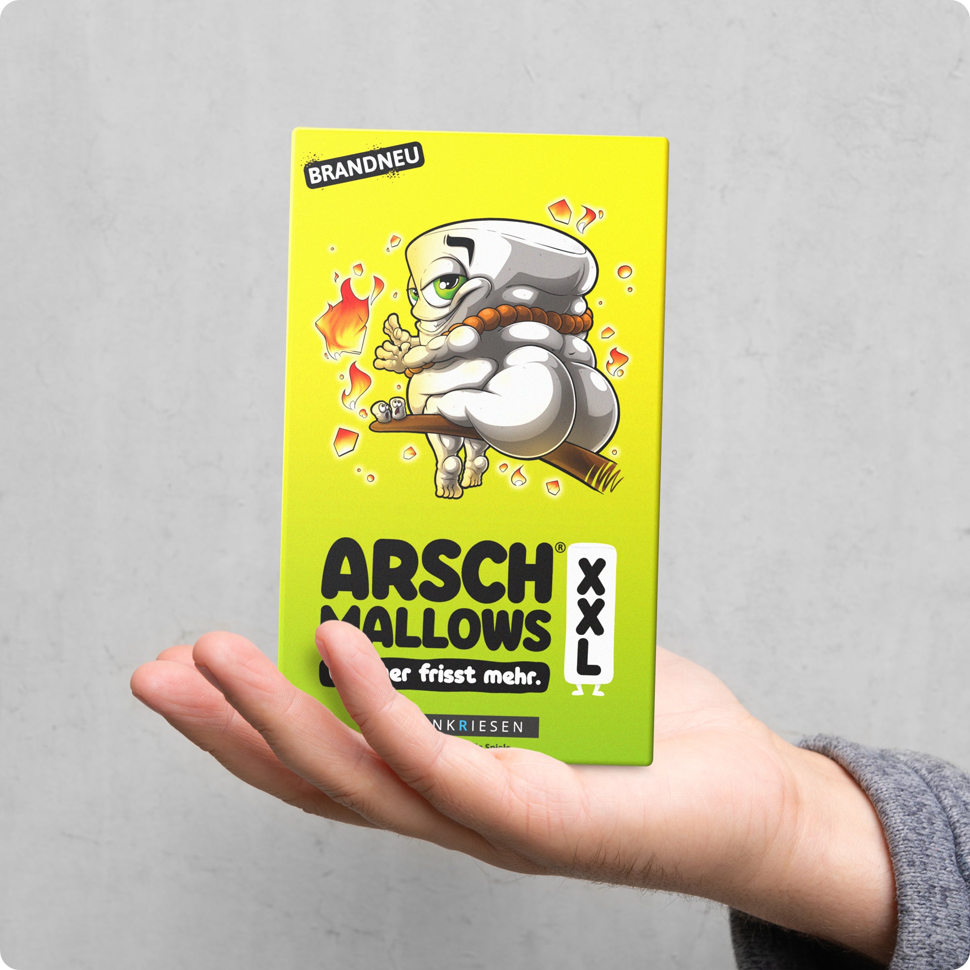 ARSCHMALLOWS® XXL –  "Weniger frisst mehr."