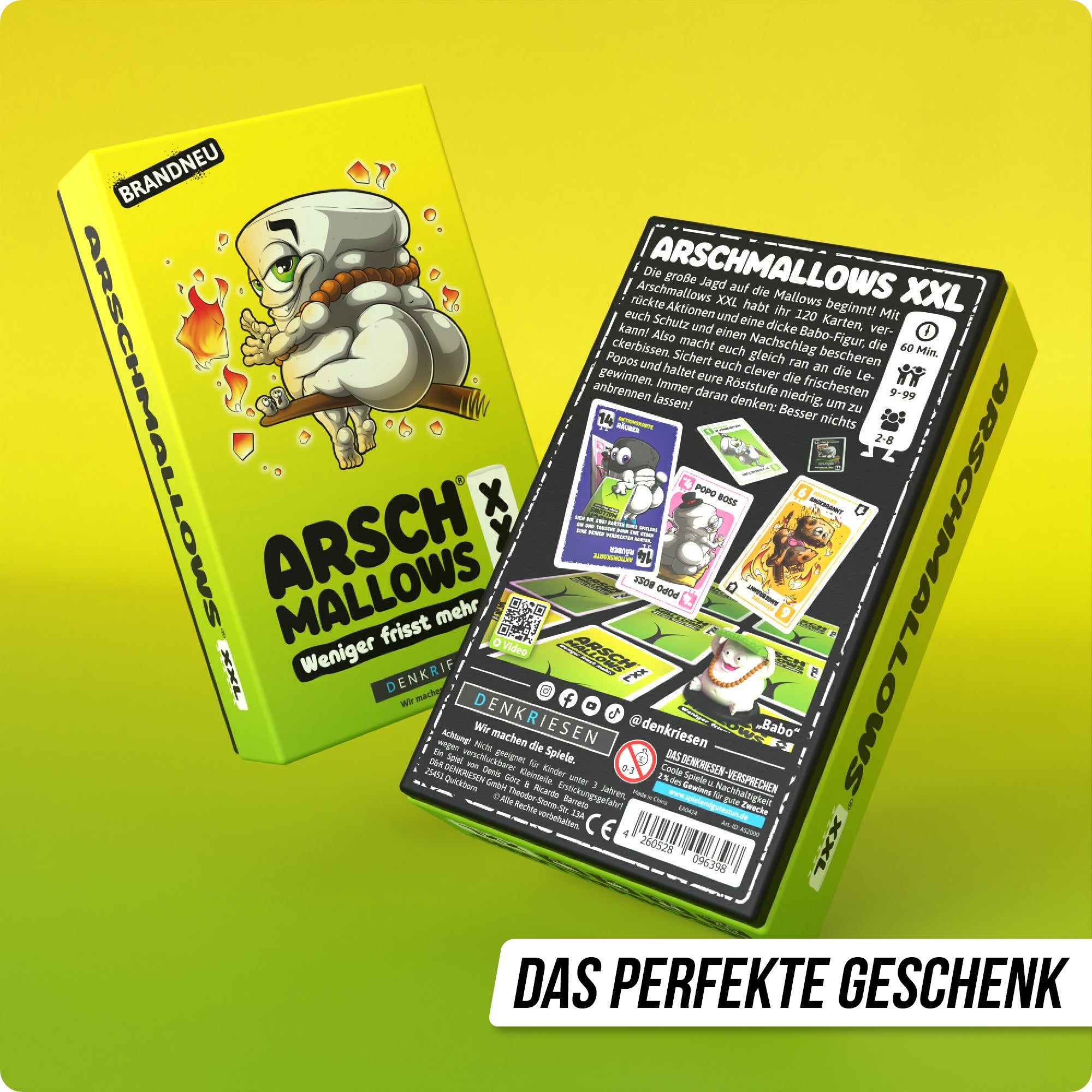 ARSCHMALLOWS® XXL –  "Weniger frisst mehr."