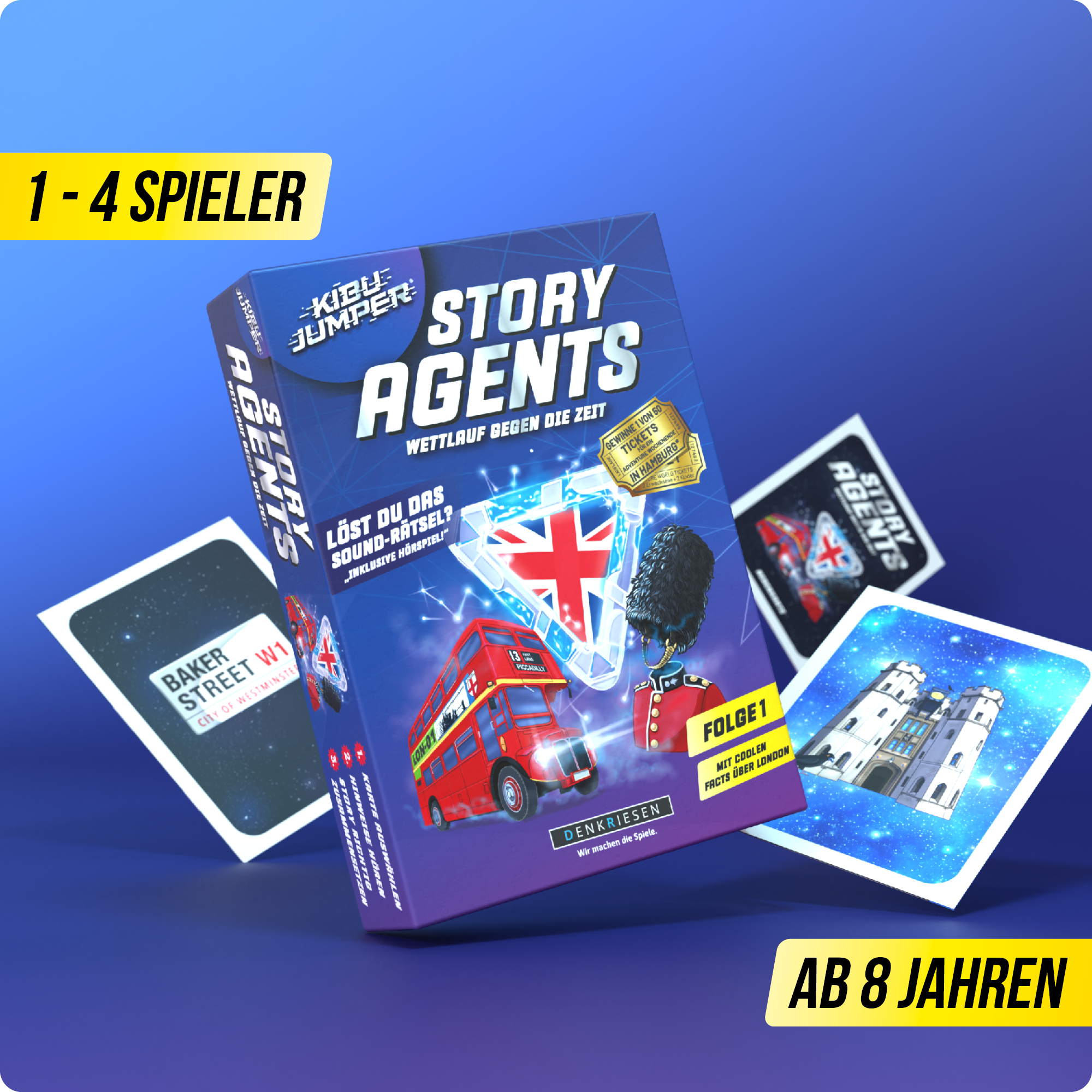 KIBU JUMPER® - Story Agents - London - "Wettlauf gegen die Zeit"