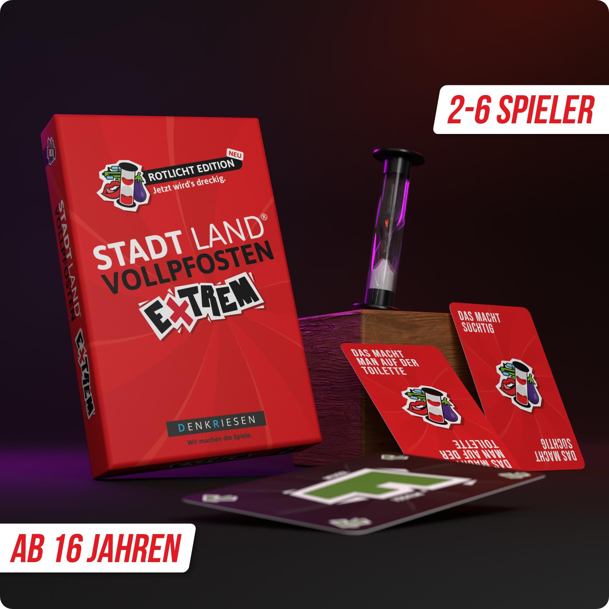 Stadt Land Vollpfosten® Rotlicht Edition – "Jetzt wird's dreckig."  | Extrem