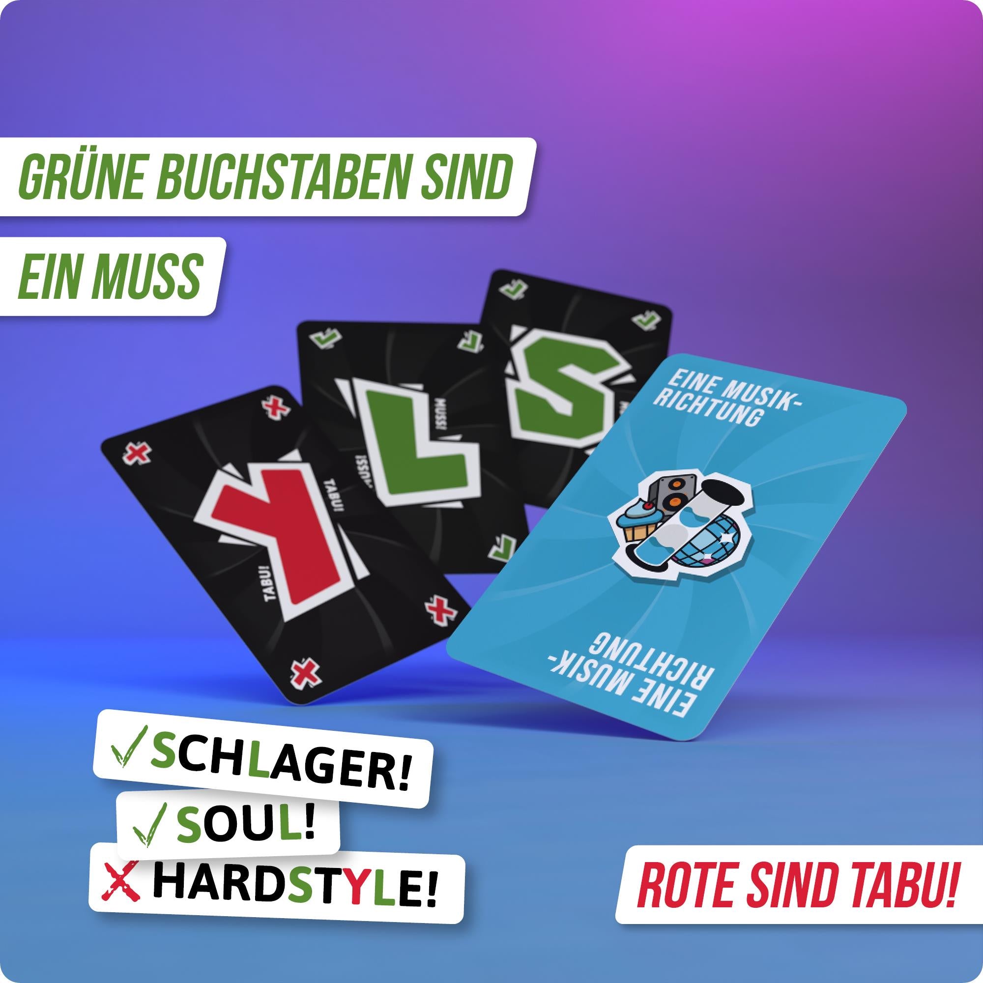 Stadt Land Vollpfosten® Party Edition – "Jetzt geht's rund."  | Extrem