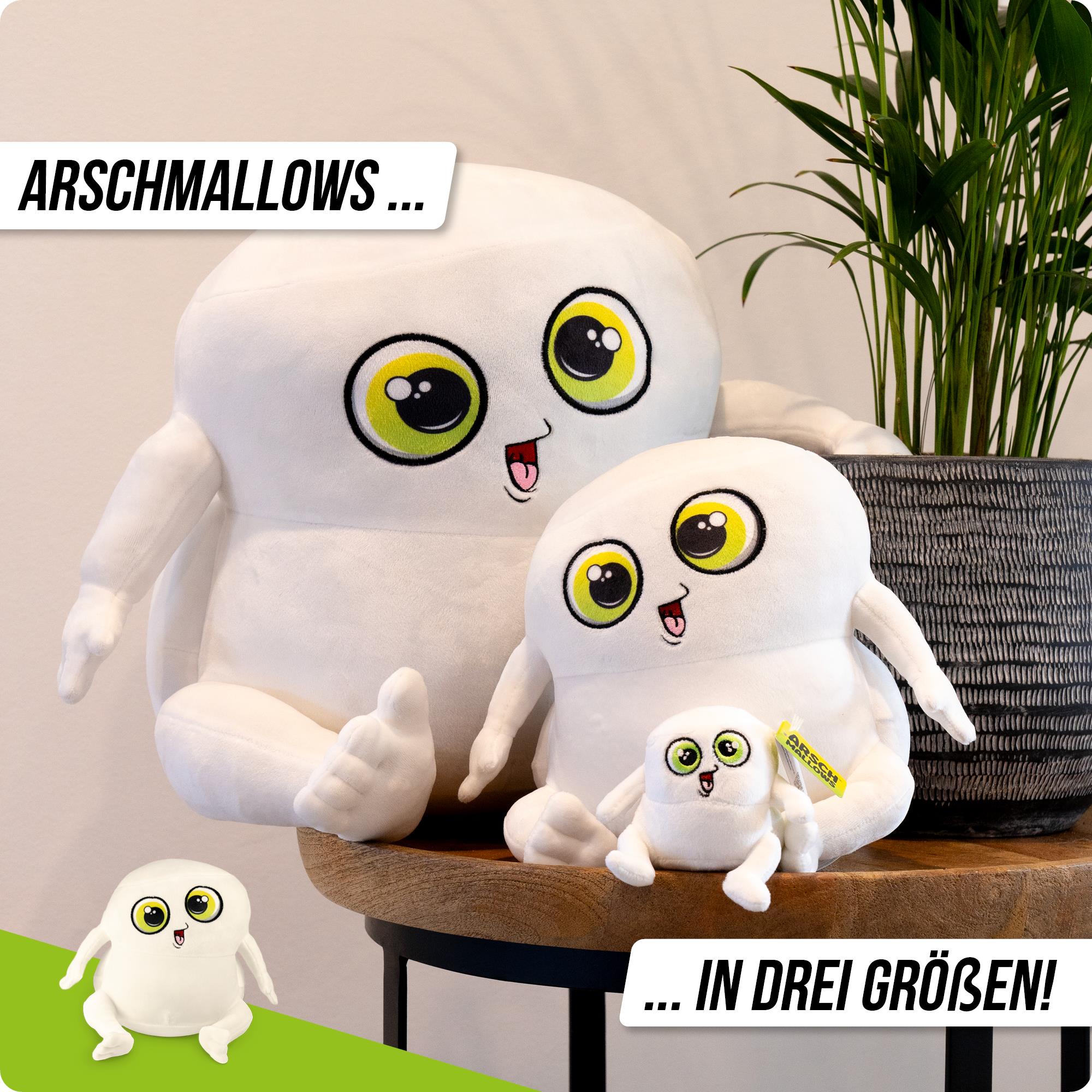 ARSCHMALLOWS® - Original Plüschtier - "Jetzt wird's kuschelig." | Größe M