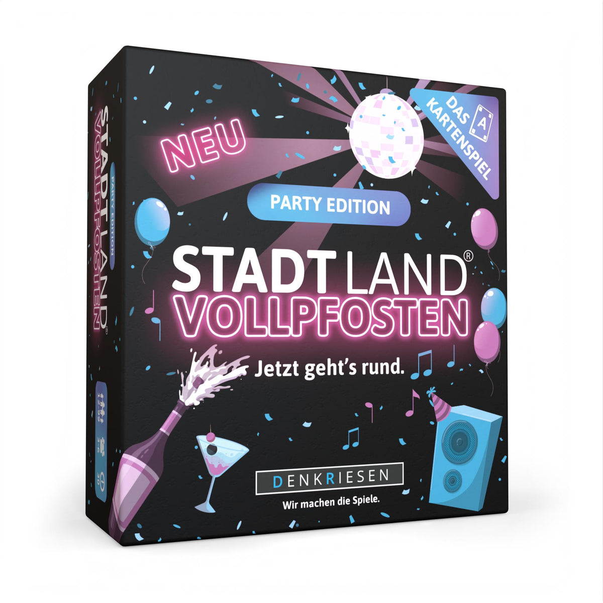 Stadt Land Vollpfosten® Kartenspiel | Party Edition